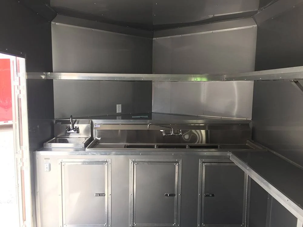289-8.5-x-18-victory-red-ice-cream-concession-food-trailer-2.webp 8.5' x 18' Victory Red Ice Cream Concession Food Trailer