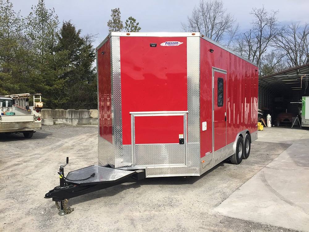 289-8.5-x-18-victory-red-ice-cream-concession-food-trailer-9.jpg 8.5' x 18' Victory Red Ice Cream Concession Food Trailer