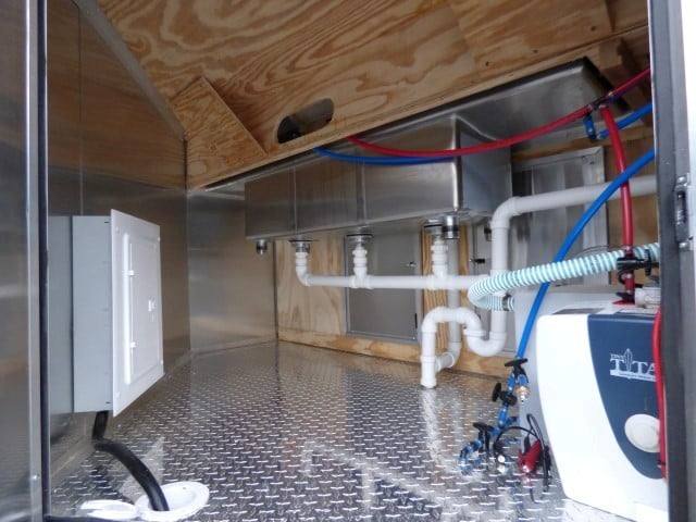 290-8.5-x-18-white-catering-event-concession-food-trailer-with-appliances-15.jpg 8.5' x 18' White Catering Event Concession Food Trailer With Appliances