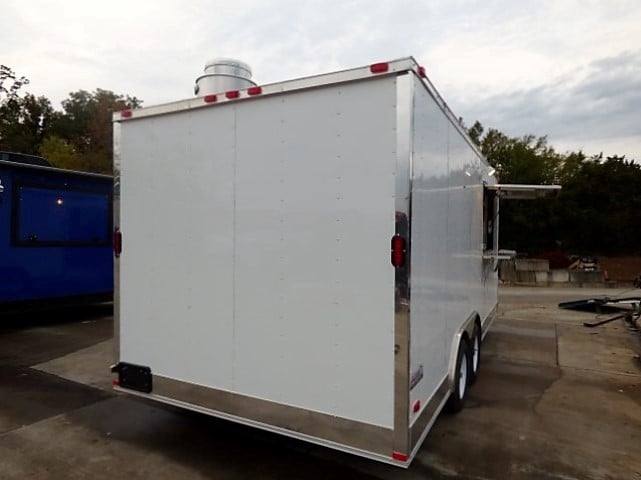 290-8.5-x-18-white-catering-event-concession-food-trailer-with-appliances-17.jpg 8.5' x 18' White Catering Event Concession Food Trailer With Appliances