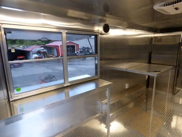290-8.5-x-18-white-catering-event-concession-food-trailer-with-appliances-20.jpg 8.5' x 18' White Catering Event Concession Food Trailer With Appliances