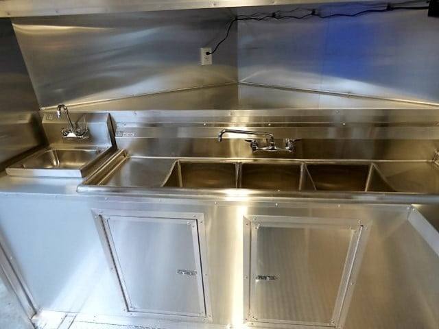 290-8.5-x-18-white-catering-event-concession-food-trailer-with-appliances-3.jpg 8.5' x 18' White Catering Event Concession Food Trailer With Appliances