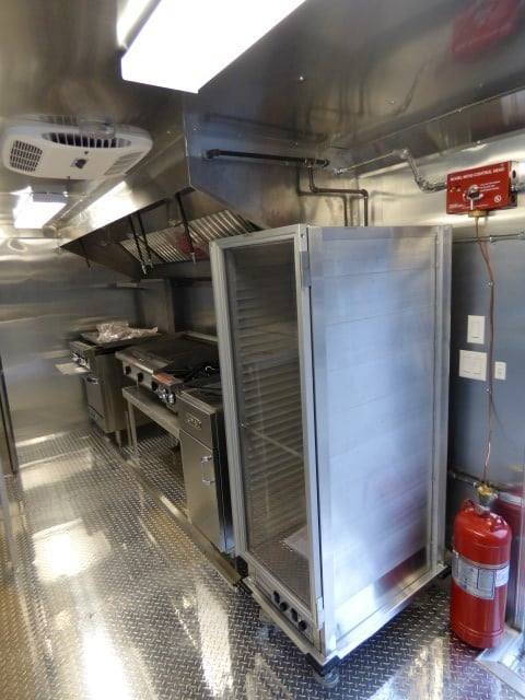 290-8.5-x-18-white-catering-event-concession-food-trailer-with-appliances-6.jpg 8.5' x 18' White Catering Event Concession Food Trailer With Appliances