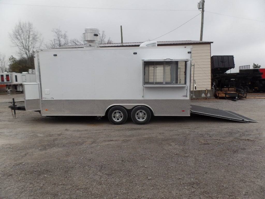 291-8.5-x-18-white-concession-food-event-trailer-12.jpg 8.5' x 18' White Concession Food Event Trailer