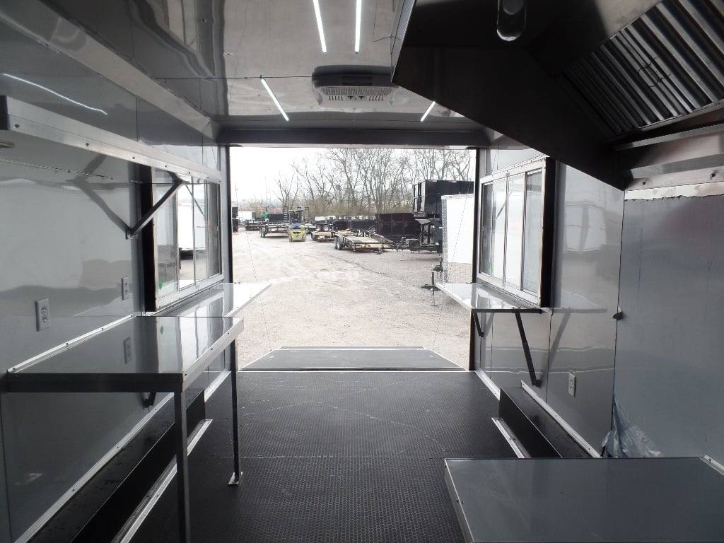 291-8.5-x-18-white-concession-food-event-trailer-13.jpg 8.5' x 18' White Concession Food Event Trailer