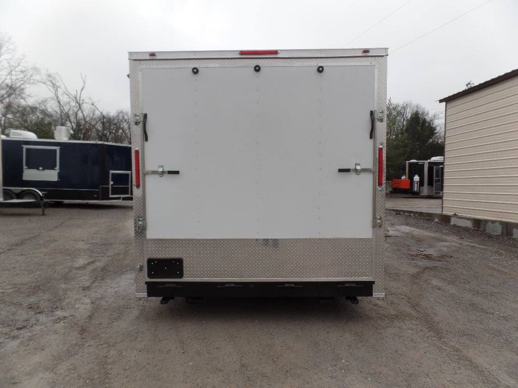 291-8.5-x-18-white-concession-food-event-trailer-17.jpg 8.5' x 18' White Concession Food Event Trailer