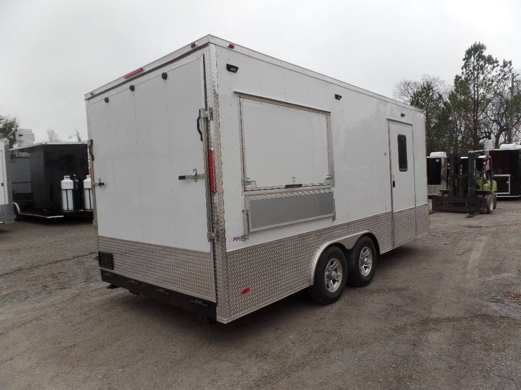 291-8.5-x-18-white-concession-food-event-trailer-20.jpg 8.5' x 18' White Concession Food Event Trailer
