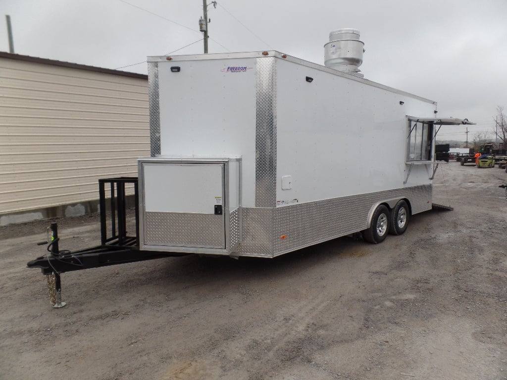 291-8.5-x-18-white-concession-food-event-trailer-25.jpg 8.5' x 18' White Concession Food Event Trailer