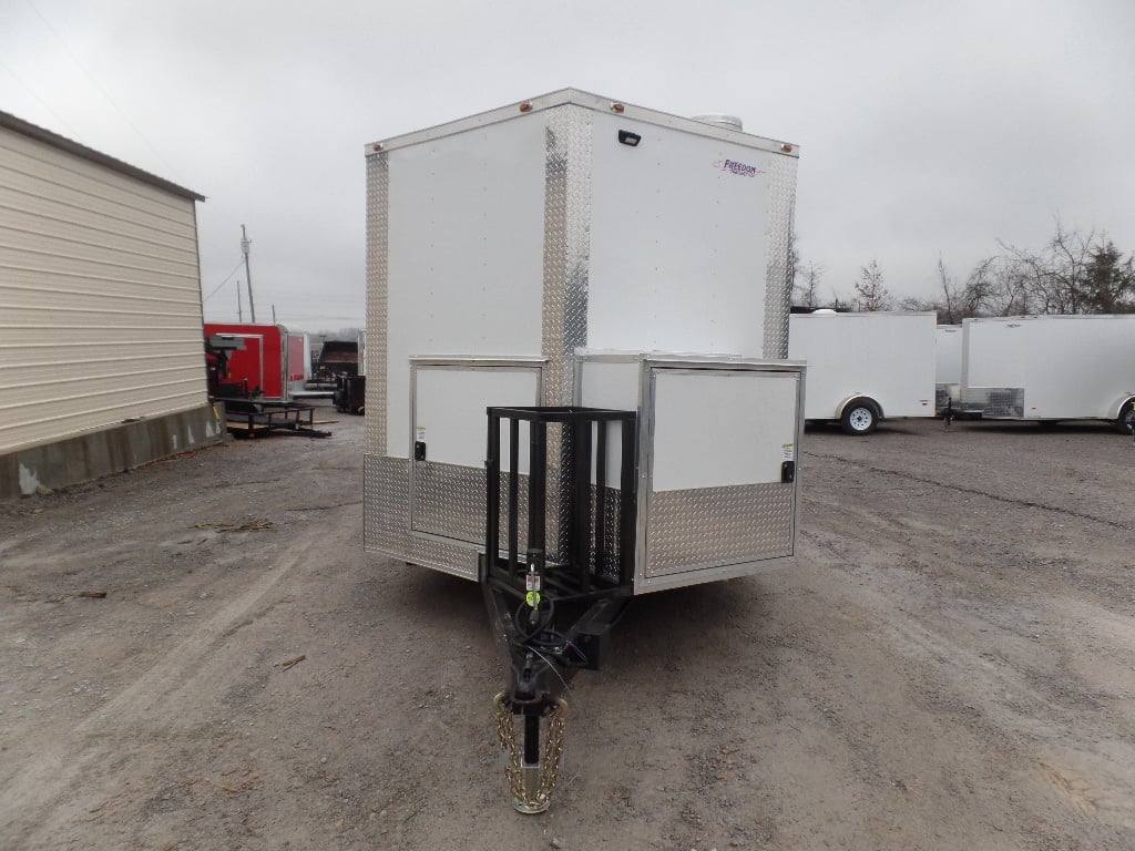 291-8.5-x-18-white-concession-food-event-trailer-6.jpg 8.5' x 18' White Concession Food Event Trailer