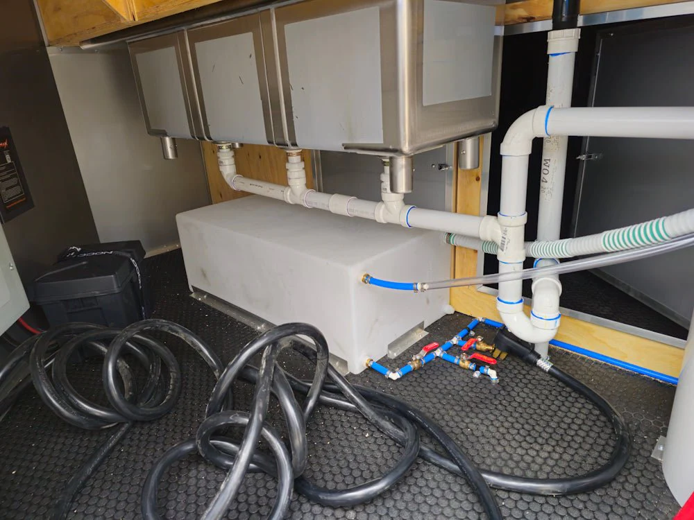 8.5' x 18' White Concession Food Trailer Elite Event Catering With Blackout Trim