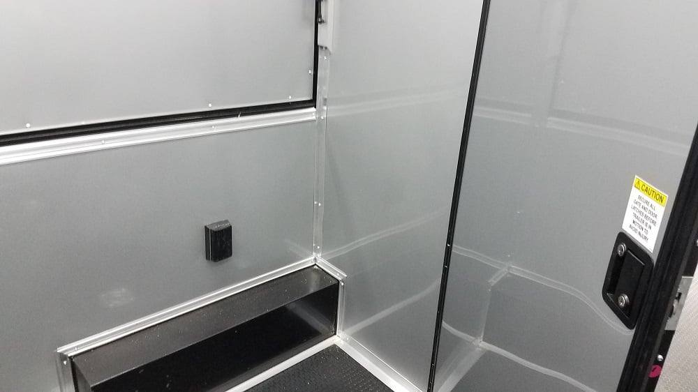 8.5' x 18' White Concession Food Trailer Event Catering
