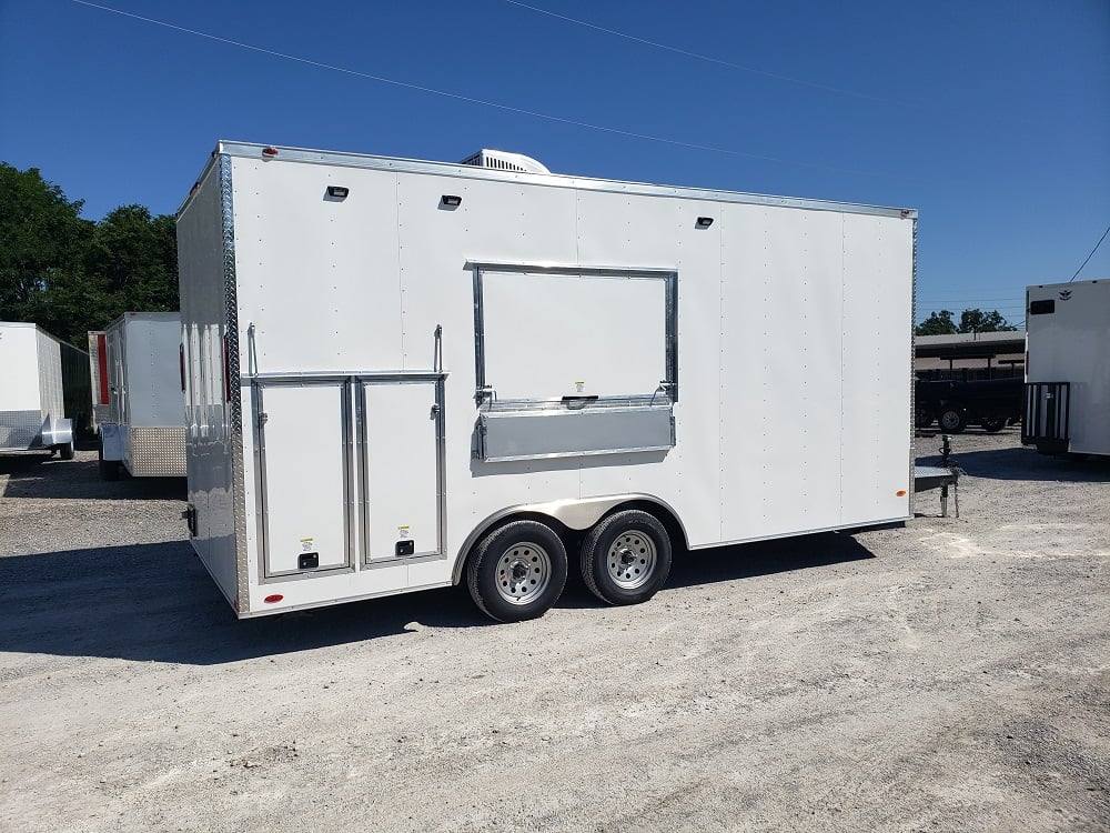 296-8.5-x-18-white-concession-food-trailer-ice-cream-vending-11.jpg 8.5' x 18' White Concession Food Trailer Ice Cream Vending