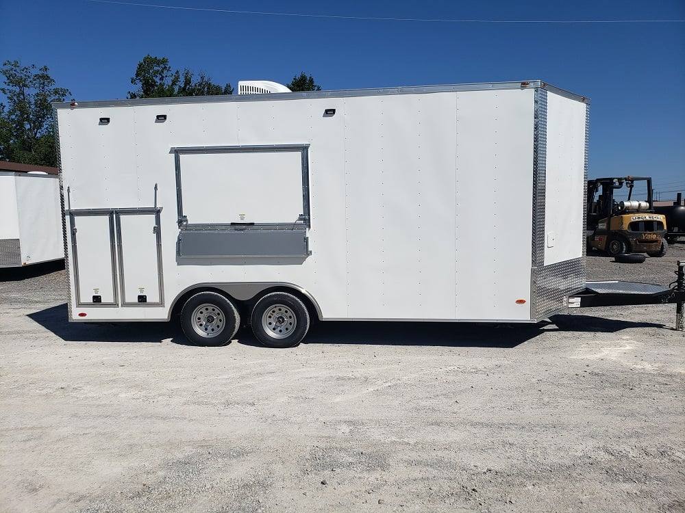 296-8.5-x-18-white-concession-food-trailer-ice-cream-vending-12.jpg 8.5' x 18' White Concession Food Trailer Ice Cream Vending
