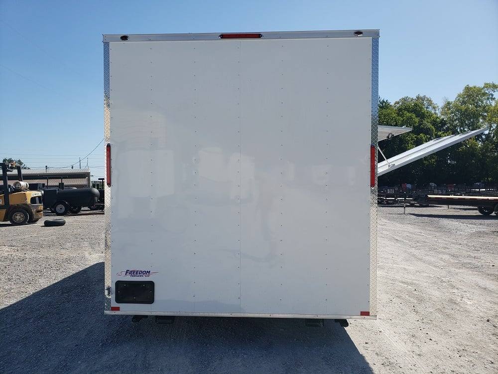 296-8.5-x-18-white-concession-food-trailer-ice-cream-vending-14.jpg 8.5' x 18' White Concession Food Trailer Ice Cream Vending