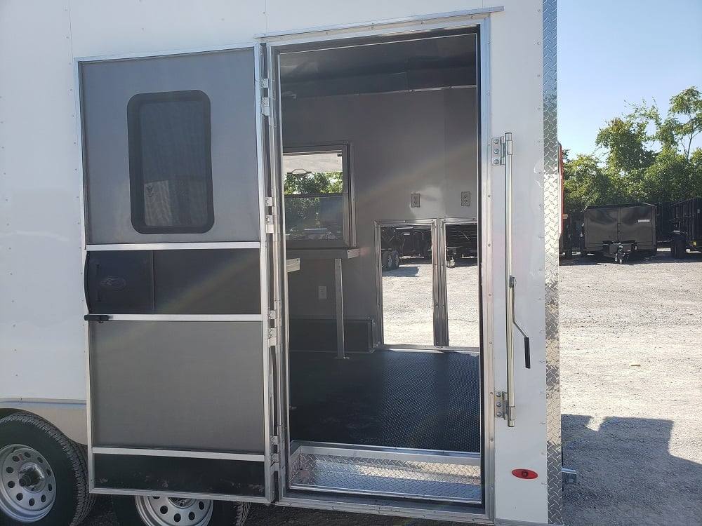 296-8.5-x-18-white-concession-food-trailer-ice-cream-vending-19.jpg 8.5' x 18' White Concession Food Trailer Ice Cream Vending