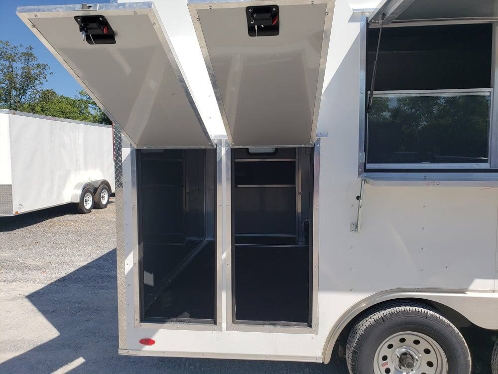296-8.5-x-18-white-concession-food-trailer-ice-cream-vending-5.jpg 8.5' x 18' White Concession Food Trailer Ice Cream Vending