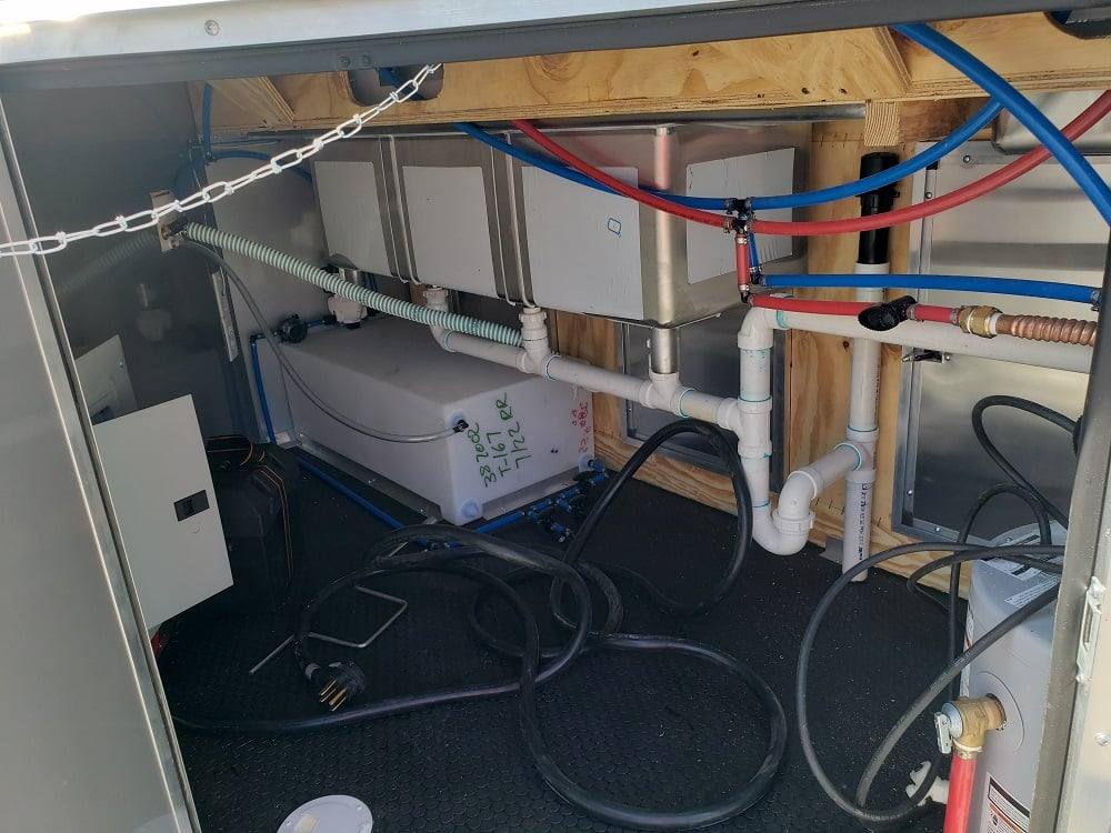 296-8.5-x-18-white-concession-food-trailer-ice-cream-vending-8.jpg 8.5' x 18' White Concession Food Trailer Ice Cream Vending