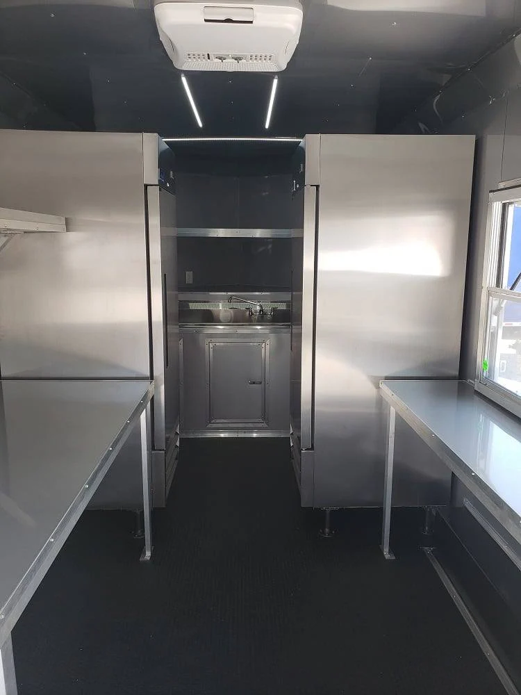 297-8.5-x-18-white-concession-food-trailer-ice-cream-vending-10.webp 8.5' x 18' White Concession Food Trailer Ice Cream Vending