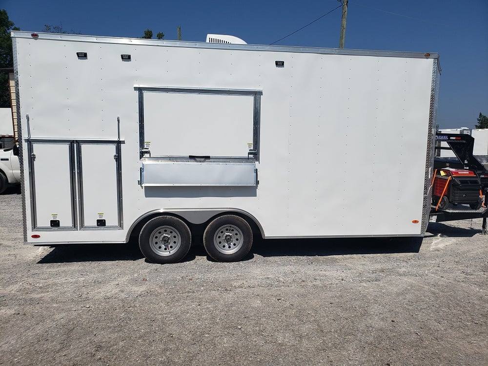 297-8.5-x-18-white-concession-food-trailer-ice-cream-vending-12.jpg 8.5' x 18' White Concession Food Trailer Ice Cream Vending