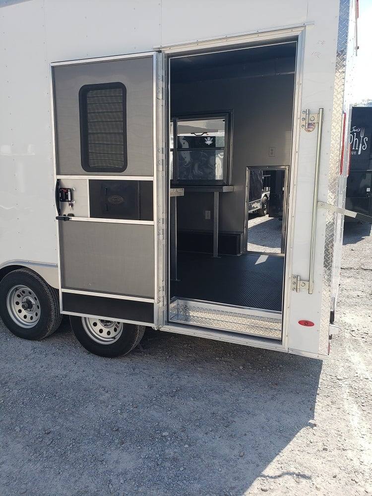 297-8.5-x-18-white-concession-food-trailer-ice-cream-vending-25.jpg 8.5' x 18' White Concession Food Trailer Ice Cream Vending