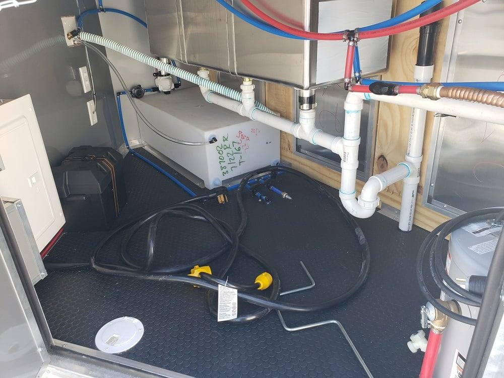 297-8.5-x-18-white-concession-food-trailer-ice-cream-vending-3.jpg 8.5' x 18' White Concession Food Trailer Ice Cream Vending