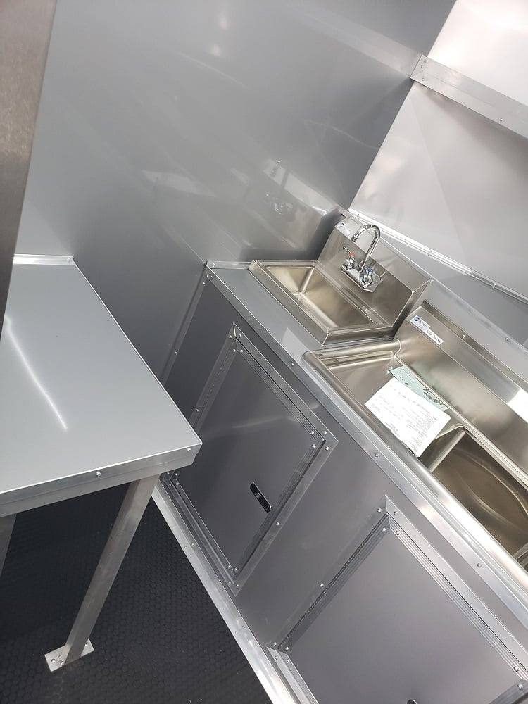 297-8.5-x-18-white-concession-food-trailer-ice-cream-vending-5.jpg 8.5' x 18' White Concession Food Trailer Ice Cream Vending