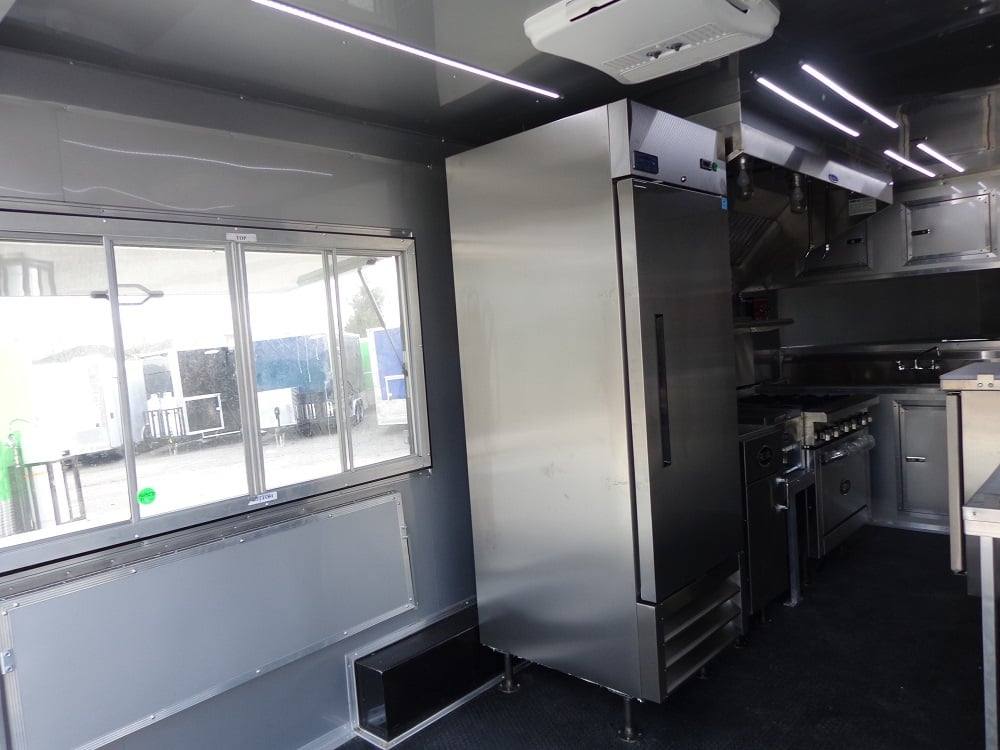 299-8.5-x-18-white-concession-food-trailer-with-appliances-15.jpg 8.5' x 18' White Concession Food Trailer With Appliances