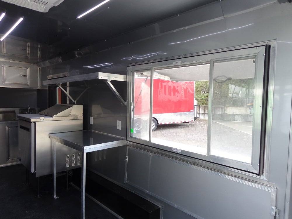 299-8.5-x-18-white-concession-food-trailer-with-appliances-21.jpg 8.5' x 18' White Concession Food Trailer With Appliances
