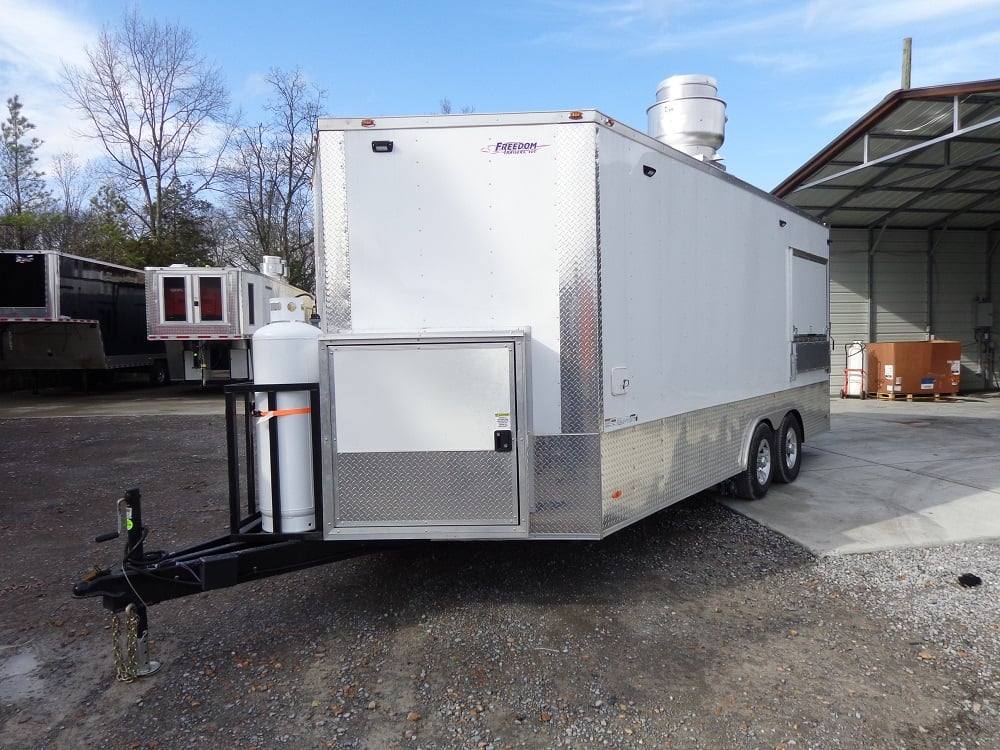 299-8.5-x-18-white-concession-food-trailer-with-appliances-32.jpg 8.5' x 18' White Concession Food Trailer With Appliances