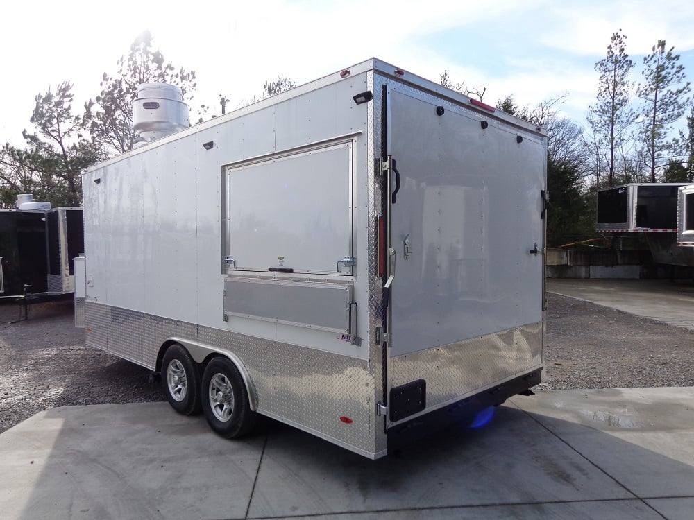 299-8.5-x-18-white-concession-food-trailer-with-appliances-35.jpg 8.5' x 18' White Concession Food Trailer With Appliances
