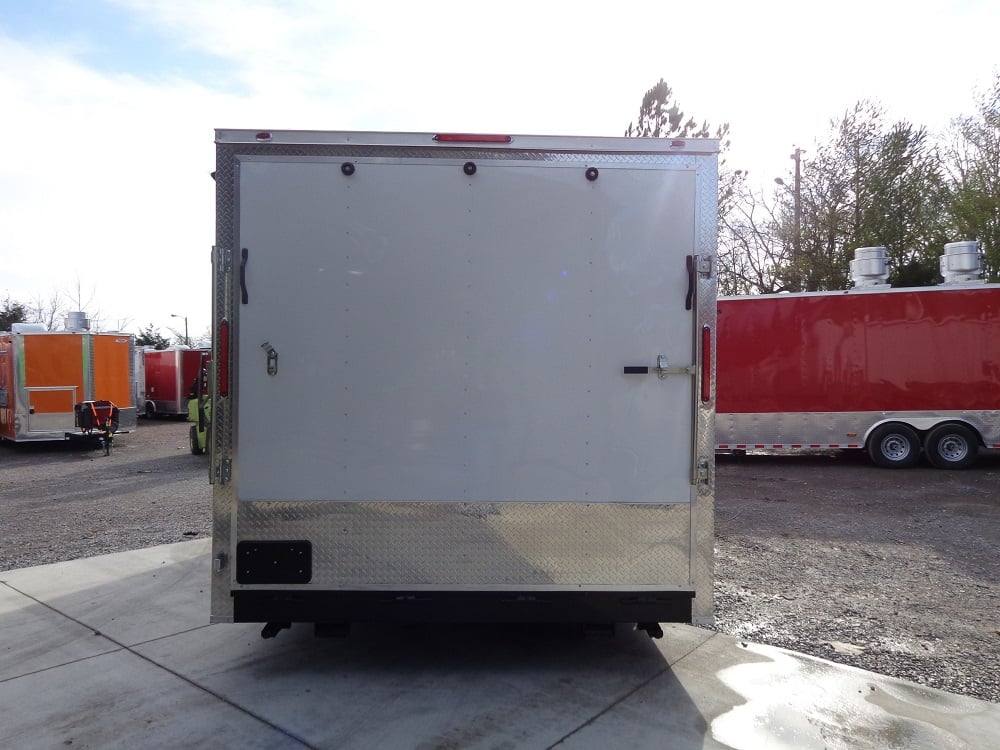 299-8.5-x-18-white-concession-food-trailer-with-appliances-5.jpg 8.5' x 18' White Concession Food Trailer With Appliances