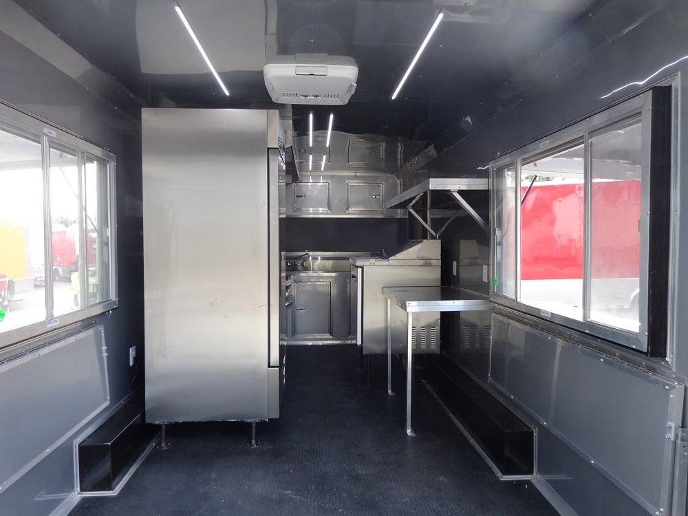 299-8.5-x-18-white-concession-food-trailer-with-appliances-8.jpg 8.5' x 18' White Concession Food Trailer With Appliances