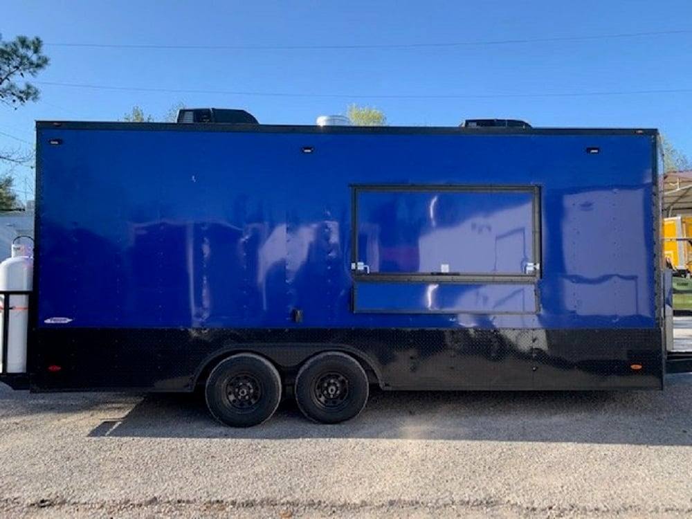 30-8.5-x-20-cobalt-blue-food-vending-concession-food-trailer-with-appliances-1.jpg 8.5 x 20' Cobalt Blue Food Vending Concession Food Trailer With Appliances