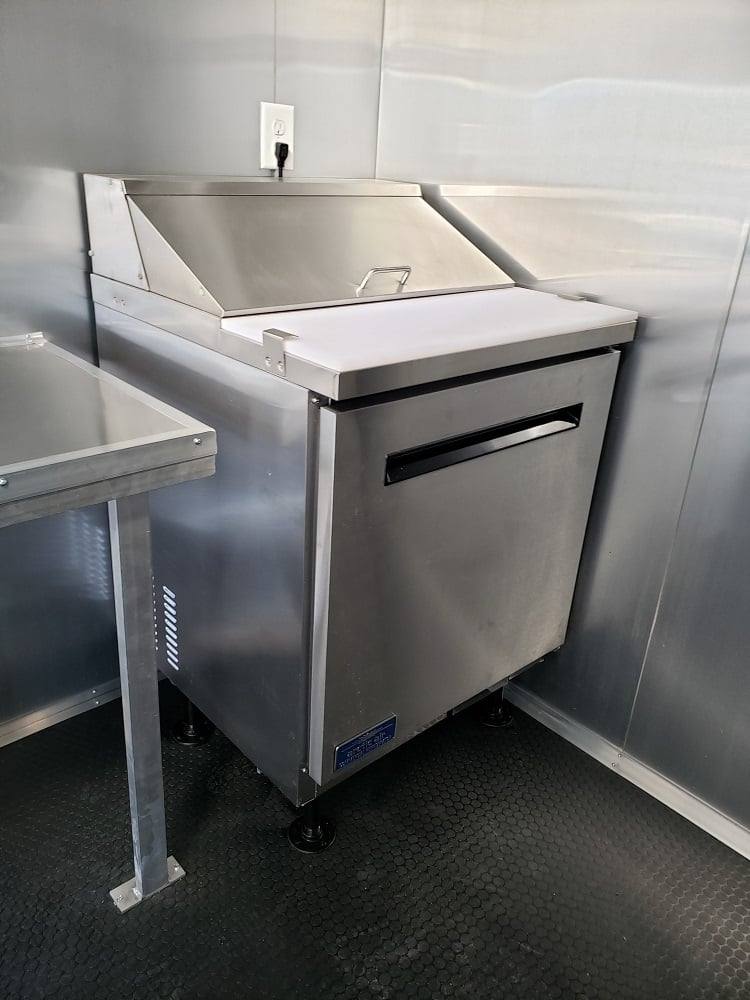 300-8.5-x-18-white-concession-food-trailer-with-appliances-10.jpg 8.5' x 18' White Concession Food Trailer With Appliances