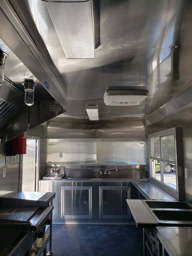 300-8.5-x-18-white-concession-food-trailer-with-appliances-14.jpg 8.5' x 18' White Concession Food Trailer With Appliances