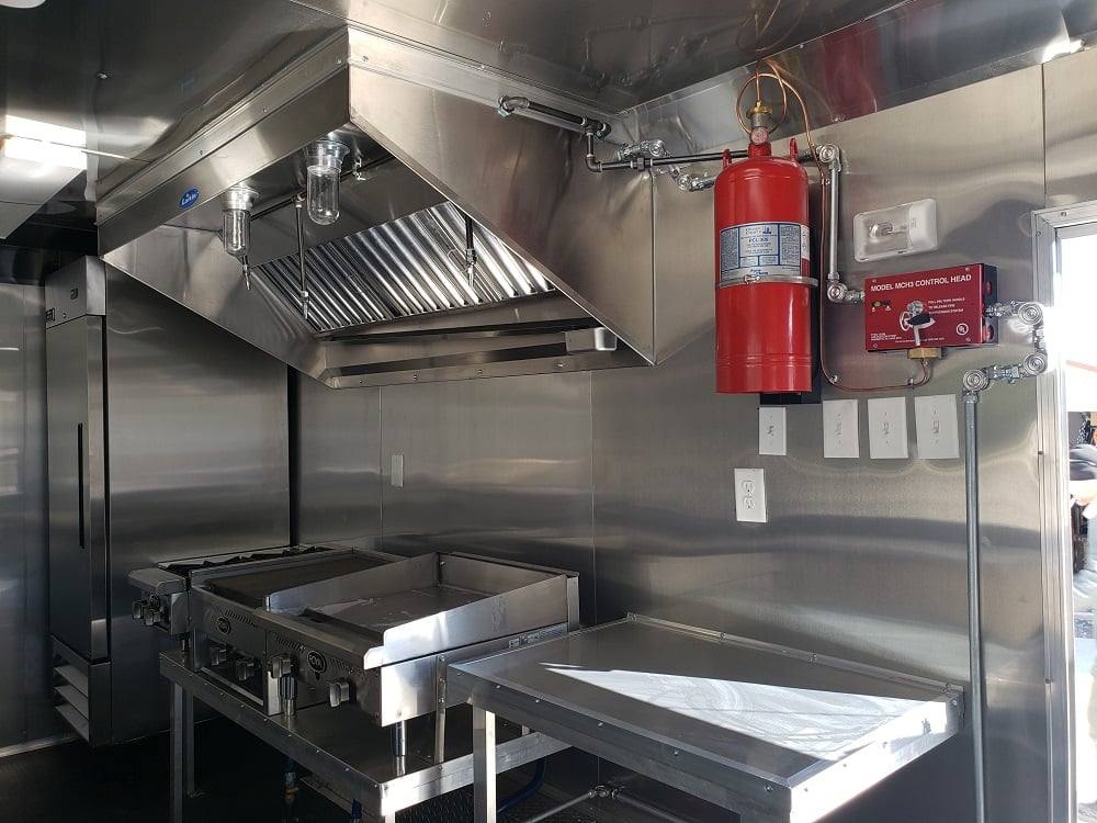 300-8.5-x-18-white-concession-food-trailer-with-appliances-21.jpg 8.5' x 18' White Concession Food Trailer With Appliances
