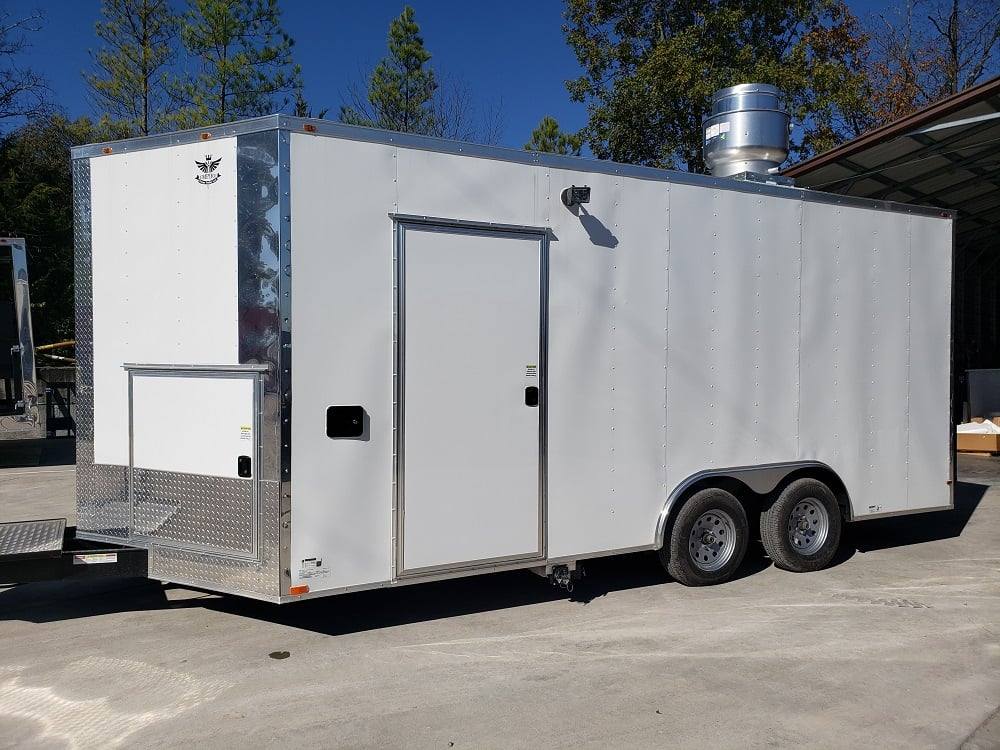 300-8.5-x-18-white-concession-food-trailer-with-appliances-24.jpg 8.5' x 18' White Concession Food Trailer With Appliances