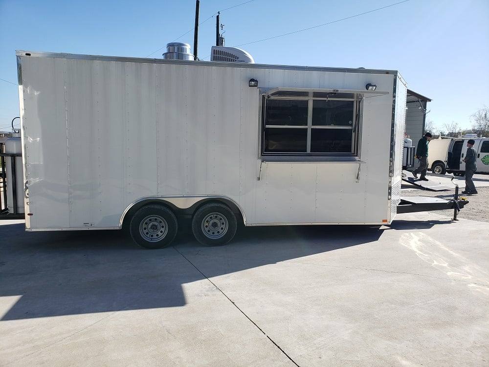 300-8.5-x-18-white-concession-food-trailer-with-appliances-25.jpg 8.5' x 18' White Concession Food Trailer With Appliances