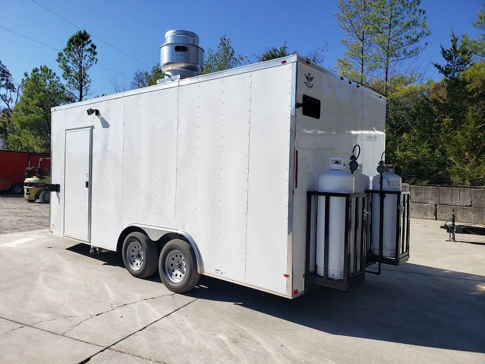 300-8.5-x-18-white-concession-food-trailer-with-appliances-3.jpg 8.5' x 18' White Concession Food Trailer With Appliances
