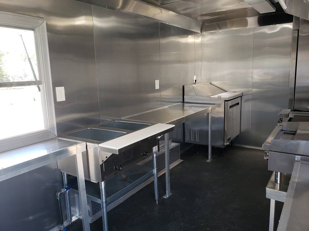 300-8.5-x-18-white-concession-food-trailer-with-appliances-4.jpg 8.5' x 18' White Concession Food Trailer With Appliances