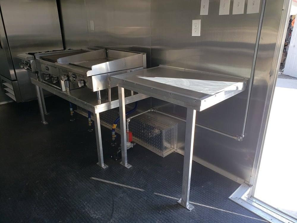 300-8.5-x-18-white-concession-food-trailer-with-appliances-5.jpg 8.5' x 18' White Concession Food Trailer With Appliances