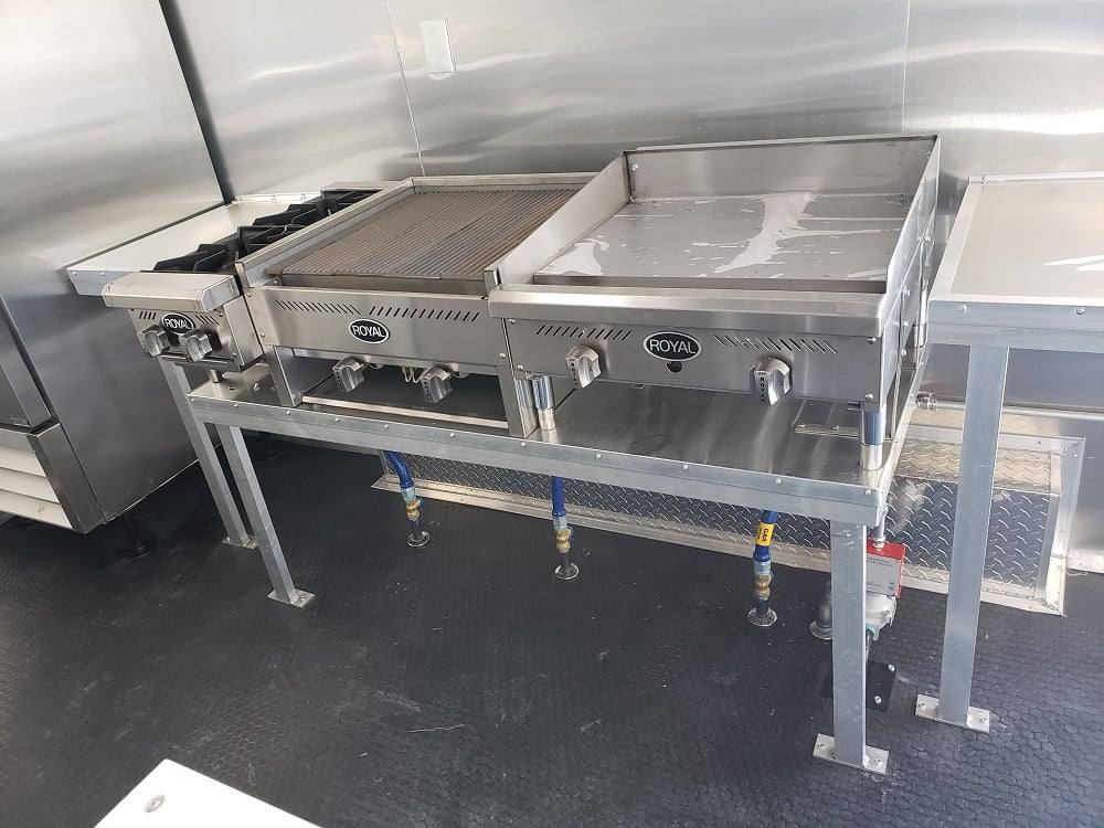 300-8.5-x-18-white-concession-food-trailer-with-appliances-6.jpg 8.5' x 18' White Concession Food Trailer With Appliances