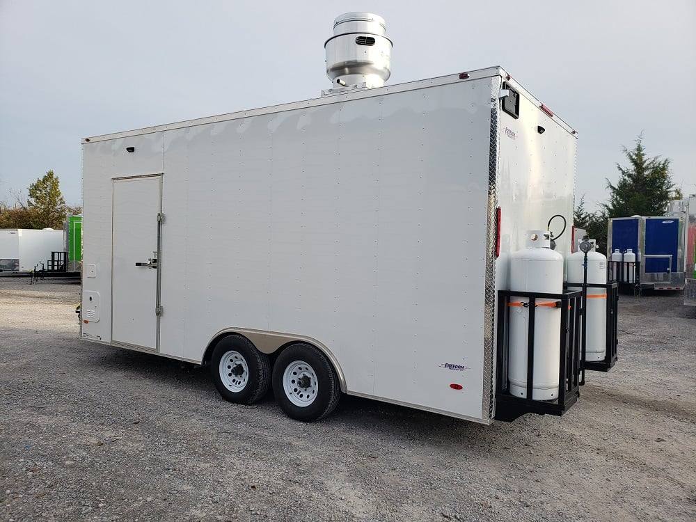 301-8.5-x-18-white-concession-food-trailer-with-appliances-11.jpg 8.5' x 18' White Concession Food Trailer With Appliances
