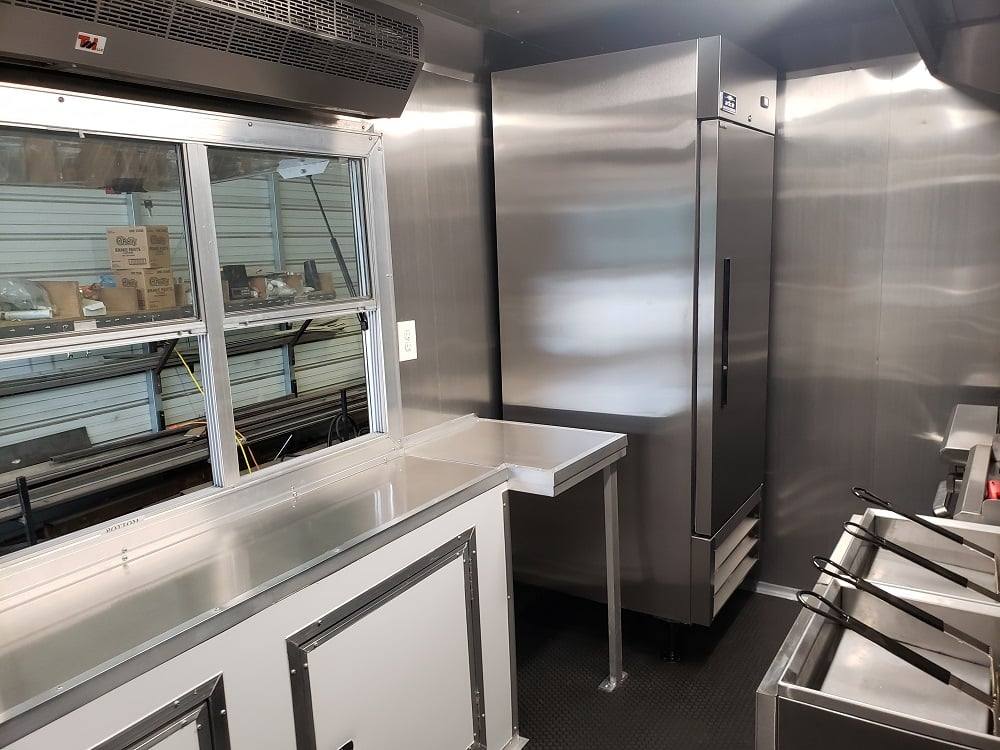302-8.5-x-18-white-concession-food-trailer-with-appliances-10.jpg 8.5' x 18' White Concession Food Trailer With Appliances