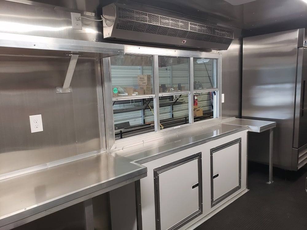302-8.5-x-18-white-concession-food-trailer-with-appliances-16.jpg 8.5' x 18' White Concession Food Trailer With Appliances