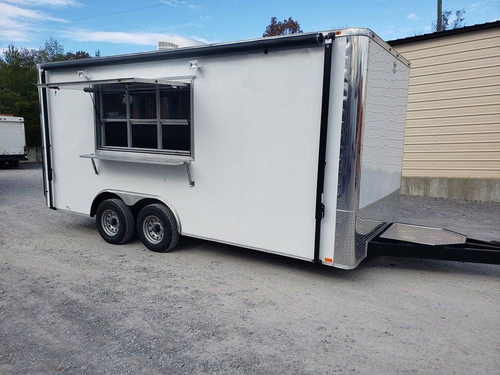 302-8.5-x-18-white-concession-food-trailer-with-appliances-24.jpg 8.5' x 18' White Concession Food Trailer With Appliances