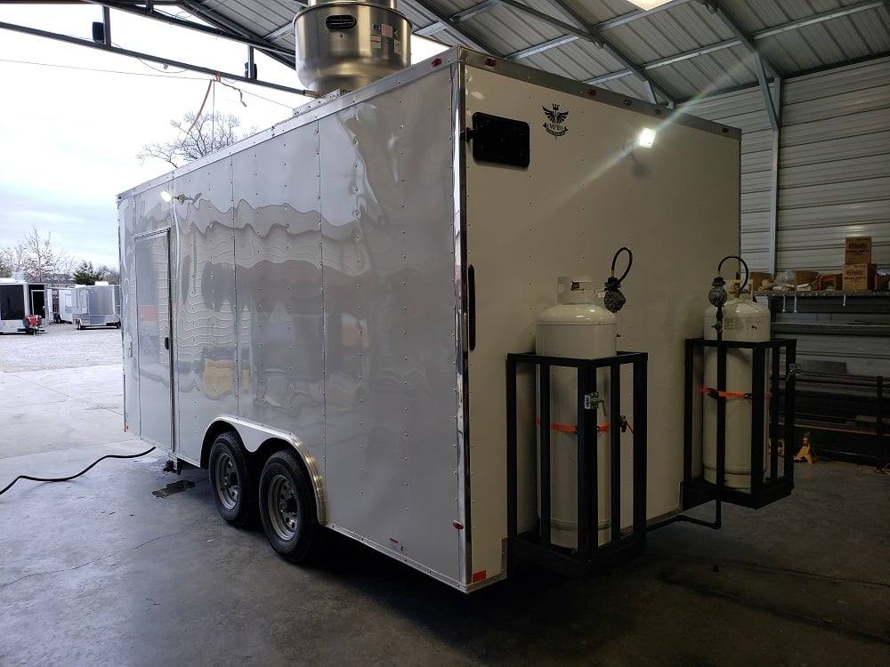 302-8.5-x-18-white-concession-food-trailer-with-appliances-8.jpg 8.5' x 18' White Concession Food Trailer With Appliances
