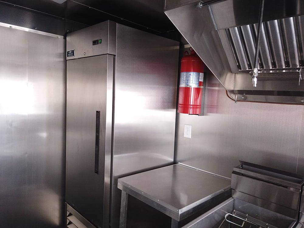 303-8.5-x-18-white-concession-food-trailer-with-appliances-17.jpg 8.5' x 18' White Concession Food Trailer with Appliances