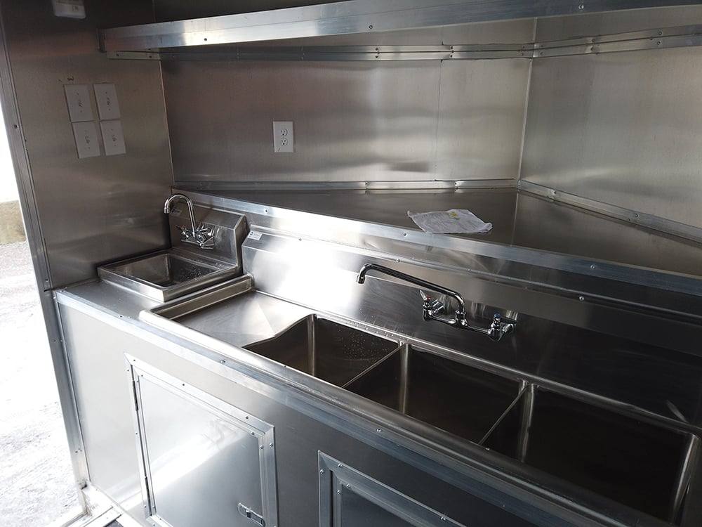303-8.5-x-18-white-concession-food-trailer-with-appliances-24.jpg 8.5' x 18' White Concession Food Trailer with Appliances