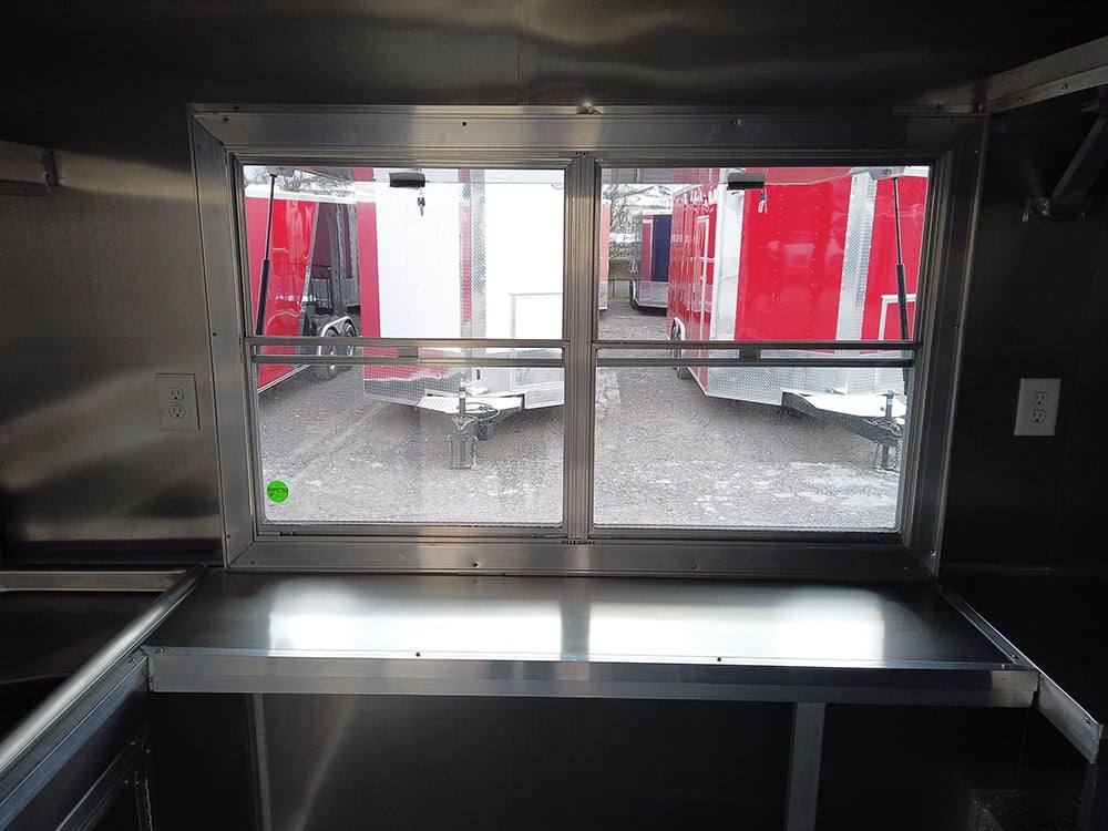 303-8.5-x-18-white-concession-food-trailer-with-appliances-26.jpg 8.5' x 18' White Concession Food Trailer with Appliances